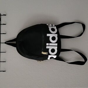 Black and white print mini backpack